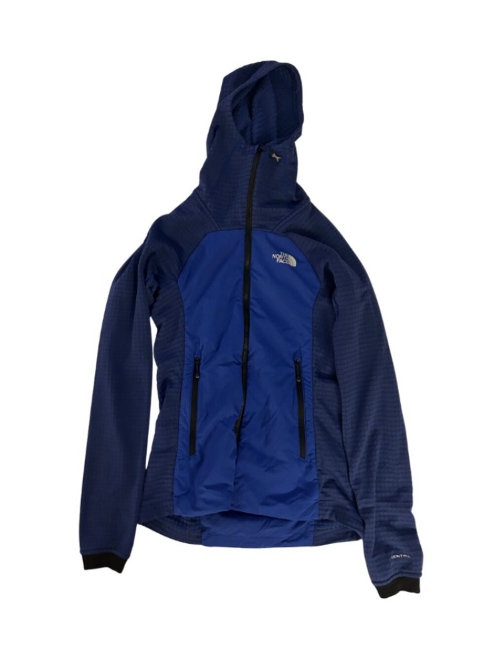 The North Face Dark Blue Zip Up Jacket - Long Sleeve Top